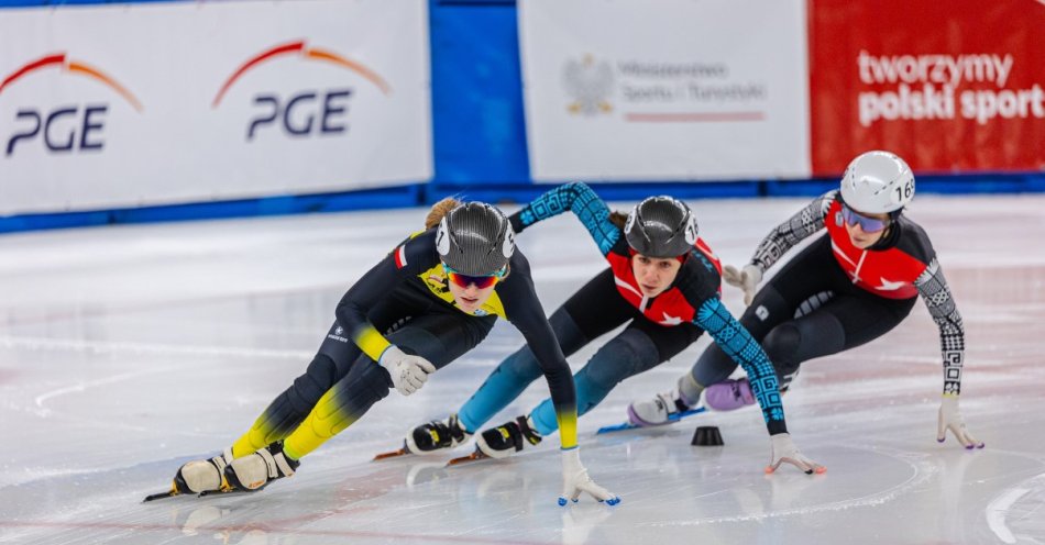 zdjęcie: Obiecujący start Polaków w Danubia Cup w short tracku w Sanoku / fot. Michał Pawłowski