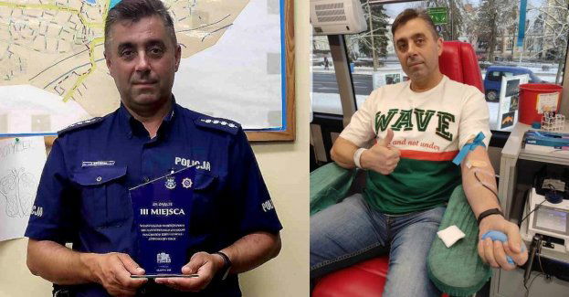 Dzielnicowy asp. szt. Jarosław Stanicki POMAGANIE ma we krwi