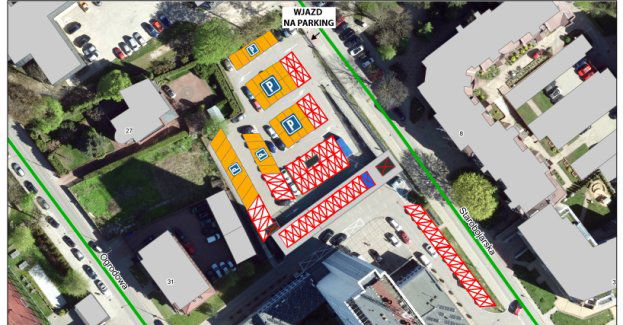 Parkowanie pod Urzędem Miejskim