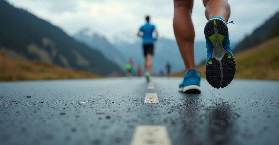 zdjęcie: Półmaraton Jeleniogórski 2026: blisko 2000 biegaczy i Olimpiady Specjalne w Cieplicach / Biegacze na trasie Półmaratonu Jeleniogórskiego 2026 w Cieplicach