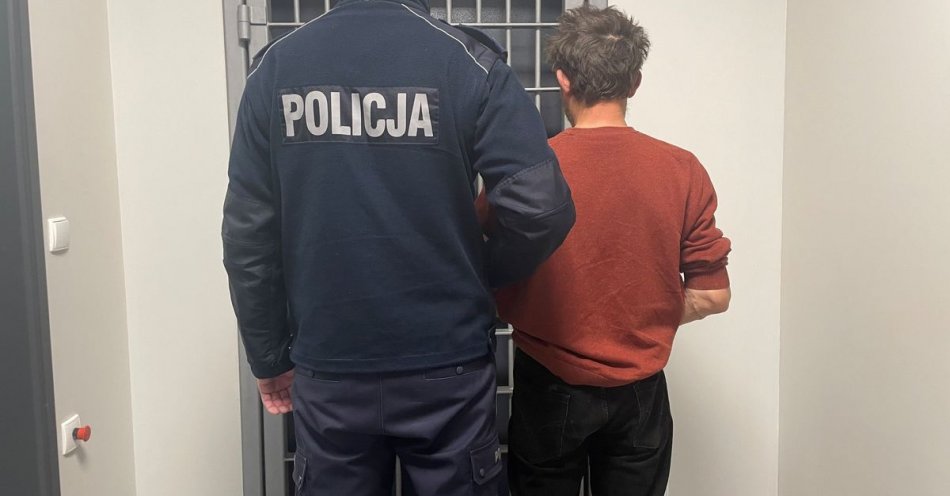 zdjęcie: Włamał się, zjadł posiłek i zasnął - teraz odpowie przed sądem / fot. KPP w Poddębicach