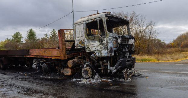 Po pożarze ciężarówki zablokowana S6 w kierunku Łodzi