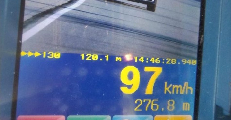 zdjęcie: Ten sam kierowca dwukrotnie zatrzymany za nadmierną prędkość / fot. KPP w Raciborzu