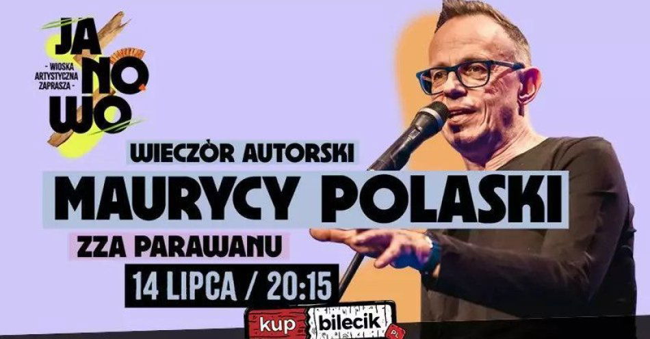 zdjęcie: Maurycy Polaski -  Zza parawanu / kupbilecik24.pl / Maurycy Polaski -  Zza parawanu