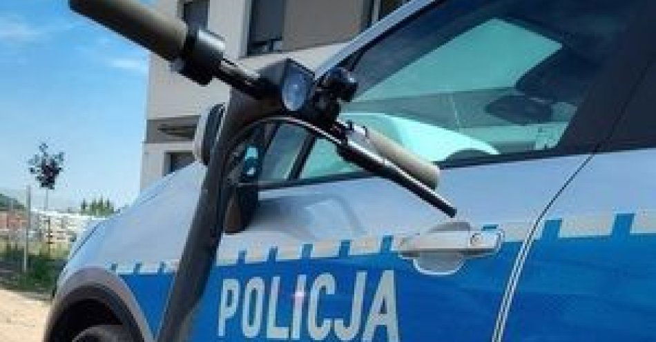zdjęcie: Hulajnoga elektryczna - kilka zasad bezpieczeństwa / fot. KPP w Zduńskiej Woli