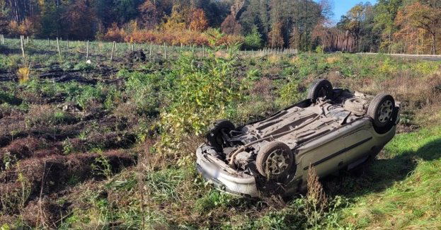 Pododowo - Jazda zakończona dachowaniem