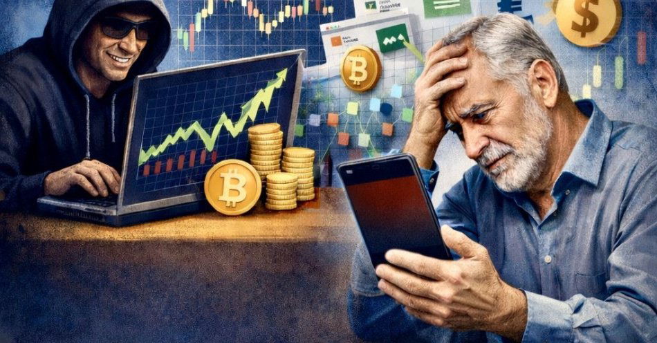 zdjęcie: Czujność banku uchroniła emeryta przed oszustwem kryptowalutowym / fot. KMP w Słupsku