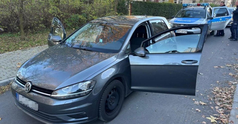 zdjęcie: Skradziony VW z Niemiec odzyskany w Piotrkowie Kujawskim / fot. KPP w Radziejowie