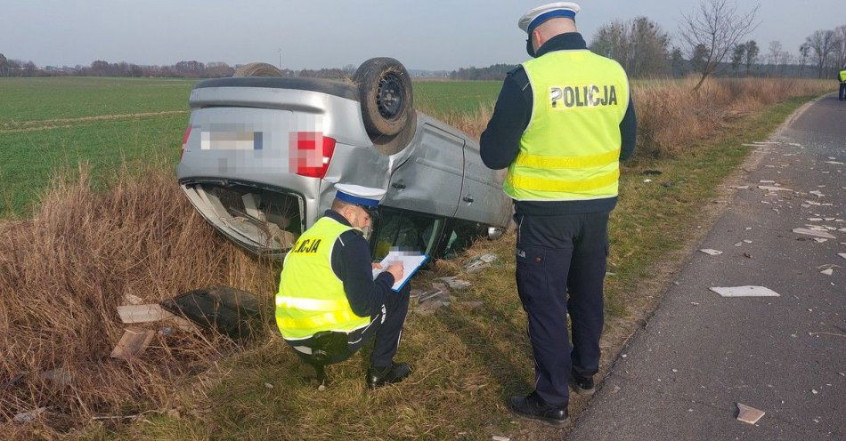 zdjęcie: Wypadek śmiertelny w Gajewie / fot. KPP w Golubiu-Dobrzyniu