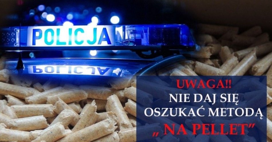 zdjęcie: Uwaga oszustwo!!! Metoda na pellet i węgiel / fot. KPP w Strzelinie