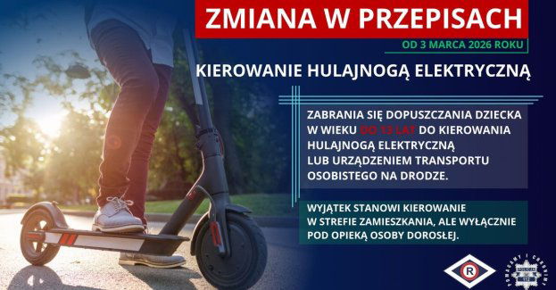 Kto od marca nie może jeździć hulajnogą elektryczną