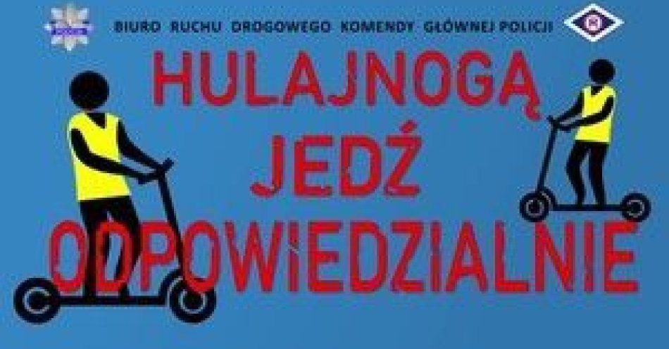 zdjęcie: Hulajnoga elektryczna w mieście Jak jeździć bezpiecznie / fot. KPP w Trzebnicy