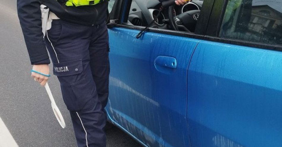 zdjęcie: Nietrzeźwy kierowca zatrzymany podczas akcji w Gostyninie / fot. KPP w Gostyninie