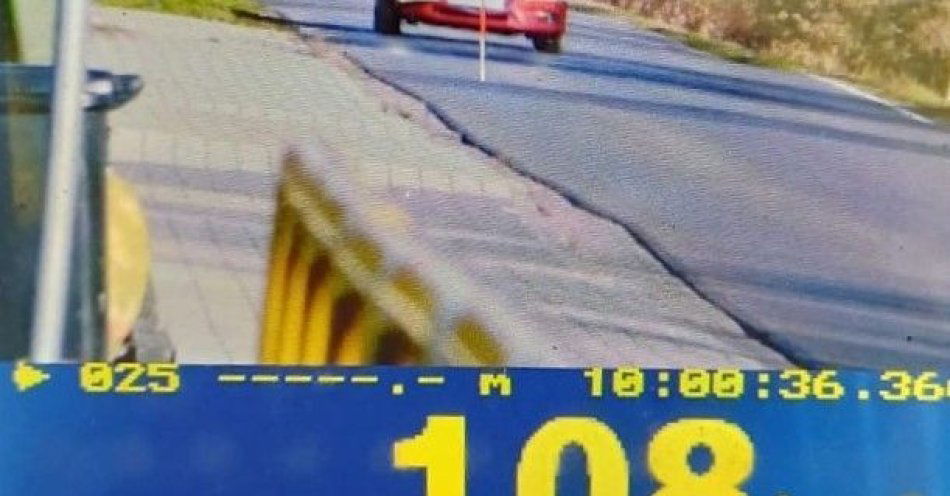 zdjęcie: Jechał 108 km/h w terenie zabudowanym Stracił prawo jazdy / fot. KMP w Tarnobrzegu