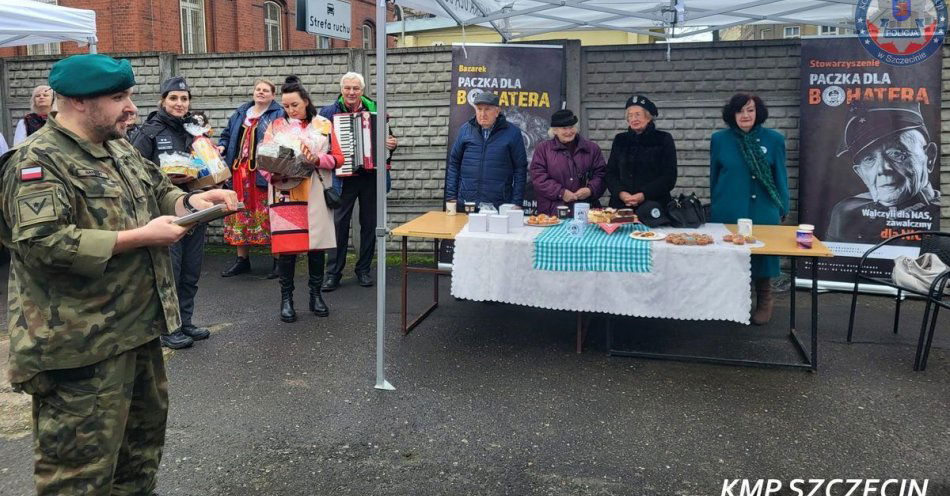 zdjęcie: Walczyli dla nas. Zawalczmy dla Nich! Zbiórka dla Bohaterów / fot. KMP w Szczecinie