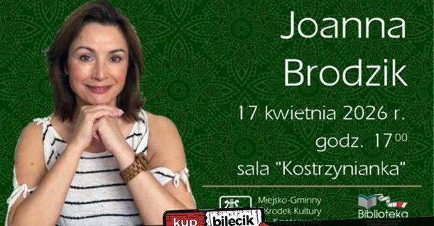Wieczór autorski Joanna Brodzik