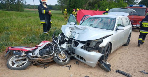 Bartoszyce/Bisztynek: Śmiertelny wypadek. Nie żyje 22 – latek