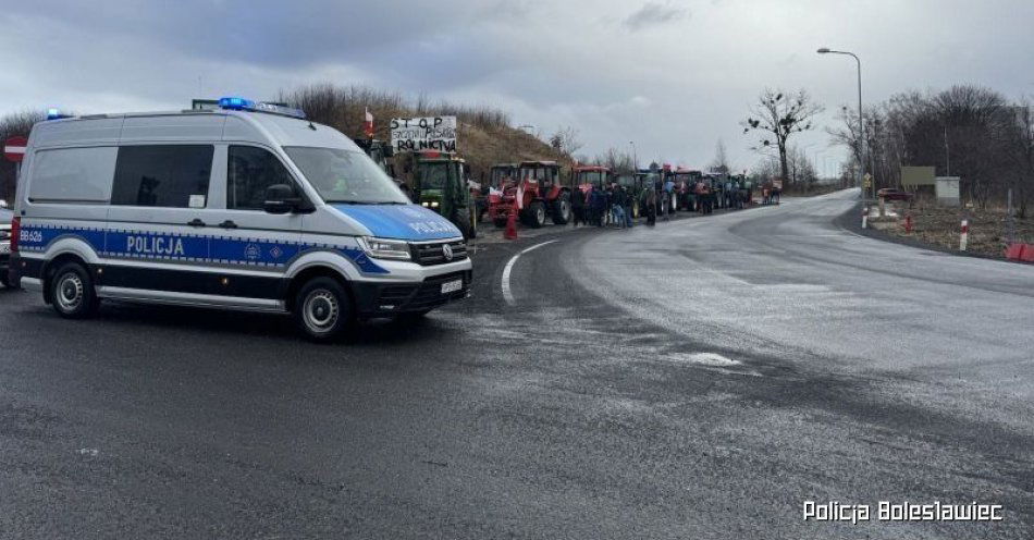 zdjęcie: Uwaga! Jutro na terenie LSSE Osła odbędzie się protest, mogą wystąpić utrudnienia w ruchu / fot. KPP w Bolesławcu