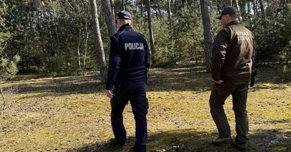 zdjęcie: Policja i Straż Leśna walczą z kłusownictwem / fot. KPP Gostyń