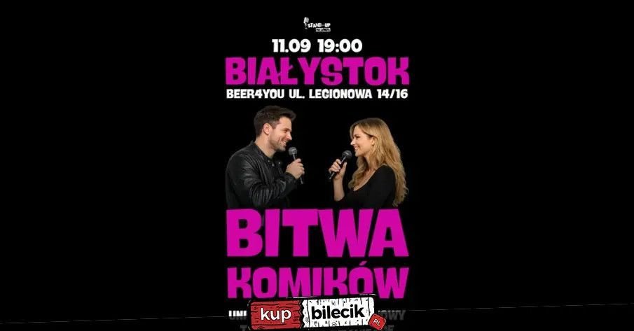 zdjęcie: Bitwa Zwycięzców! Ty wybierasz najśmieszniejszego komika! / kupbilecik24.pl / Bitwa Zwycięzców! Ty wybierasz najśmieszniejszego komika!