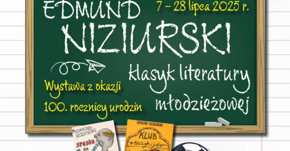 zdjęcie: Edmund Niziurski - klasyk literatury młodzieżowej - wystawa stacjonarna z okazji 100. rocznicy urodzin pisarza / fot. nadesłane
