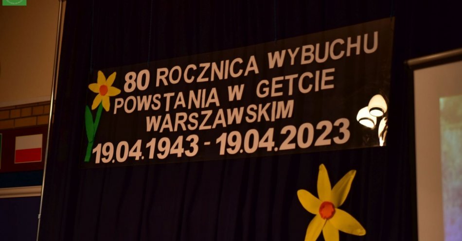 zdjęcie: Samochodówka uczciła 80. rocznicę wybuchu powstania w getcie warszawskim / fot. nadesłane