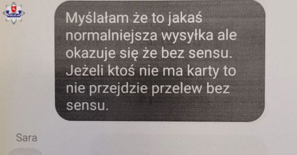 zdjęcie: Sprzedaż żyrandola zakończona oszustwem / fot. KPP Parczew