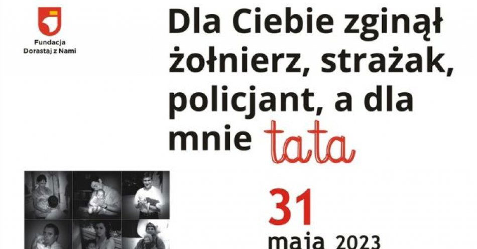 zdjęcie: „Dla Ciebie zginął żołnierz, strażak, policjant, a dla mnie tata” / fot. KMP w Tarnowie