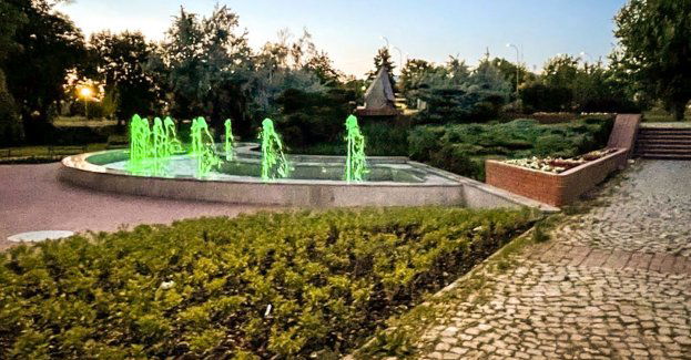 Nowa fontanna w Parku im. J. Dziekońskiej