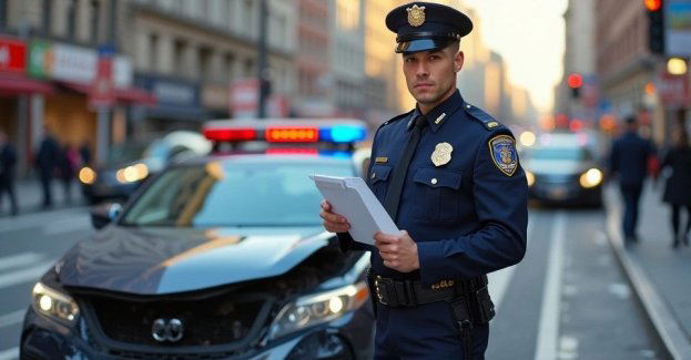 Mieszkaniec dziękuje policji za pomoc po kolizji