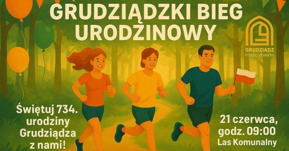 zdjęcie: Grudziądzki Bieg Urodzinowy / fot. UM Grudziądz