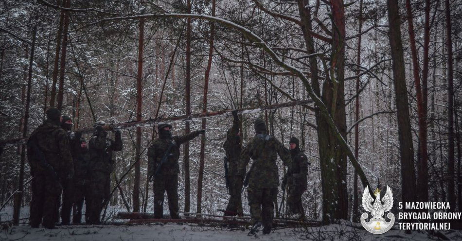 zdjęcie: Ostatnie żołnierskie szlify przed egzaminem / fot. nadesłane