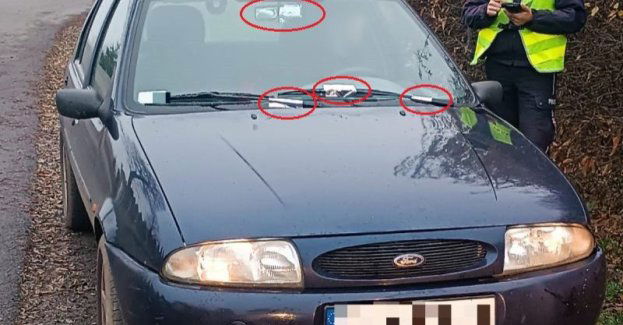 Folia aluminiowa nie uchroniła kierowcy przed policją