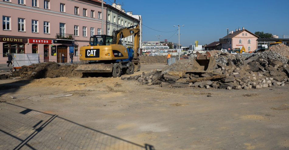 zdjęcie: Budowa RCK. Prace na ul. Grottgera przedłużone / fot. nadesłane