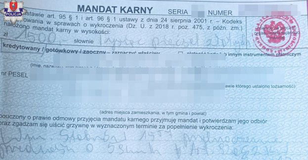 Nadmierna prędkość przyczyną utraty uprawnień
