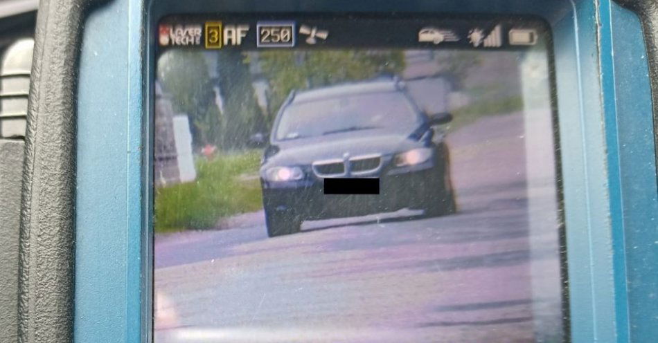 zdjęcie: Przekroczył prędkość o 81 km... Stracił uprawnienia / fot. KMP Biała Podlaska