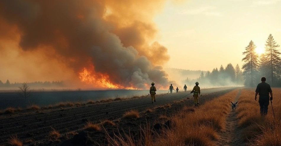 zdjęcie: Wypalanie traw grozi tragedią Policja ostrzega mieszkańców / TM/ przykładowa ilustracja