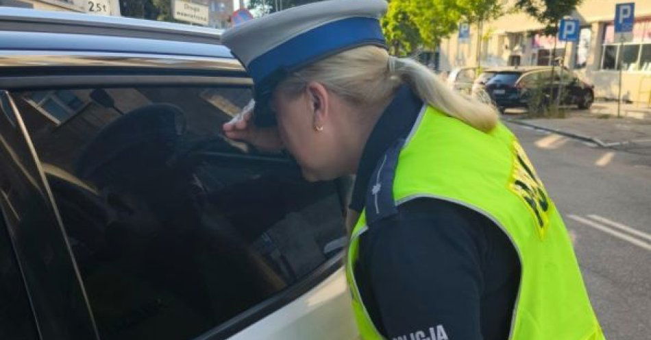 zdjęcie: W upalne dni samochód to piekarnik - apelują policjanci / fot. KMP w Gdyni