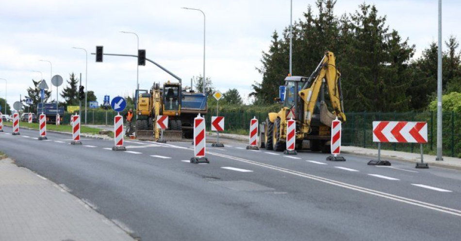 zdjęcie: Utrudnienia w ruchu na ul. Chełmińskiej / fot. UM Grudziądz