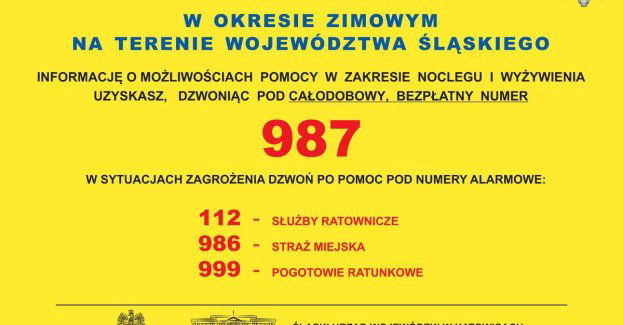 Zimowa pomoc dla bezdomnych w województwie śląskim