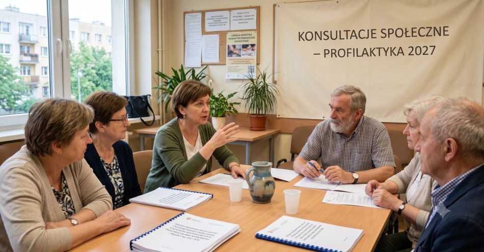 zdjęcie: Konsultacje nad Miejskim Programem Profilaktyki  i Rozwiązywania Problemów Alkoholowych oraz Przeciwdziałania Narkomanii na 2027 rok / ai/gem/202607171209