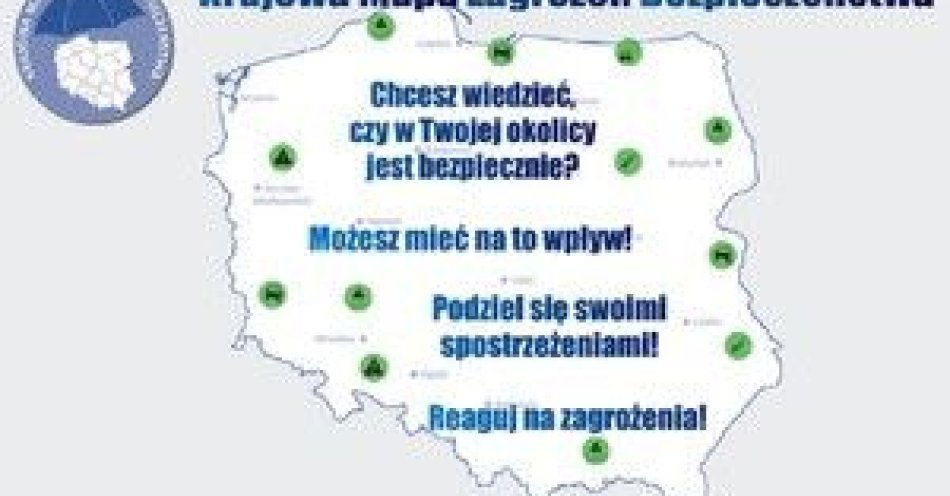 zdjęcie: Zgłoś zagrożenie w swojej okolicy przez Krajową Mapę Zagrożeń / fot. KPP w Mikołowie