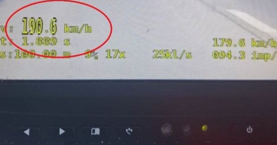 zdjęcie: Policyjna akcja Prędkość Prawie 70 wykroczeń i kierowcy 201 km/h / fot. KPP w Złotoryi