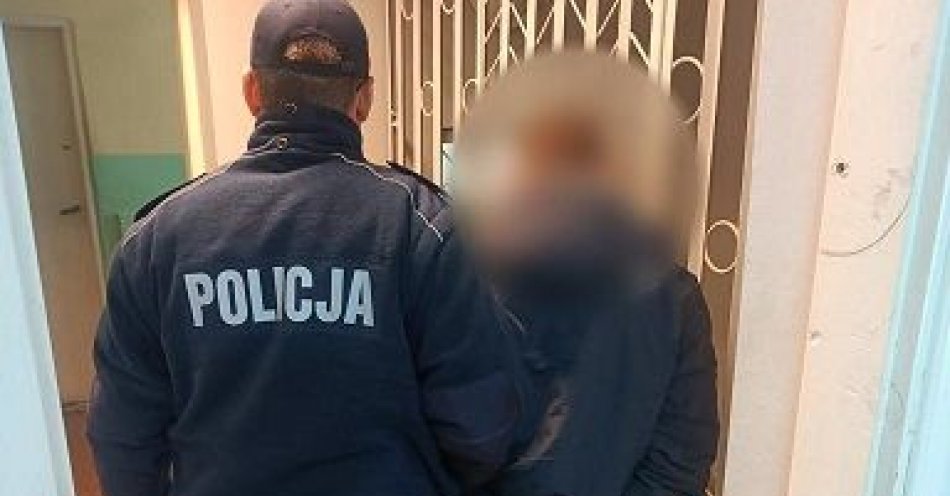 zdjęcie: Podejrzany o kradzież z włamaniem trafił w ręce policjantów z Posterunku Policji w Miłakowie / fot. KPP w Ostródzie