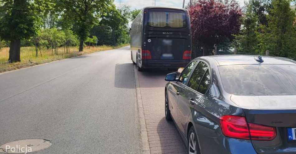 zdjęcie: Nietrzeźwy kierowca autokaru chciał przewozić dzieci / fot. KMP Gorzów Wielkopolski