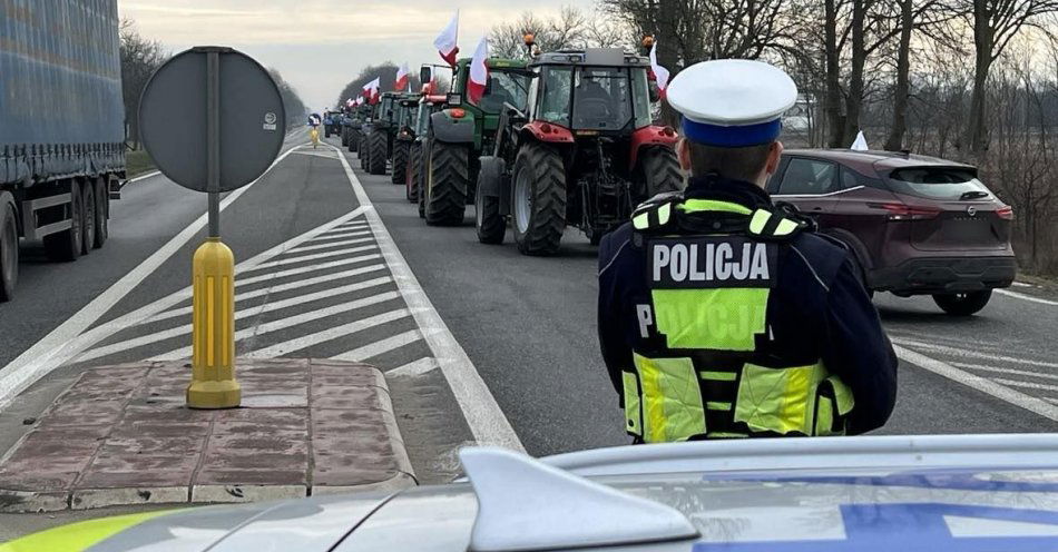 zdjęcie: Uwaga! Jutro rusza prostest rolników na węźle Wiskitki / fot. KPP w Sochaczewie