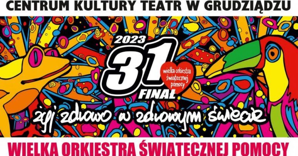 zdjęcie: 31. Finał WOŚP - wydarzenia w CK Teatr w Grudziądzu / fot. CK Teatr w Grudziądzu