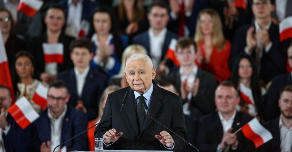 zdjęcie: Kaczyński: zagrożone są polskie wartości składające się na przyszłość kraju / Kraków, 07.03.2026. Prezes PiS Jarosław Kaczyński (C) podczas konwencji Prawa i Sprawiedliwości w Krakowie, 7 bm. (sko) PAP/Łukasz Gągulski