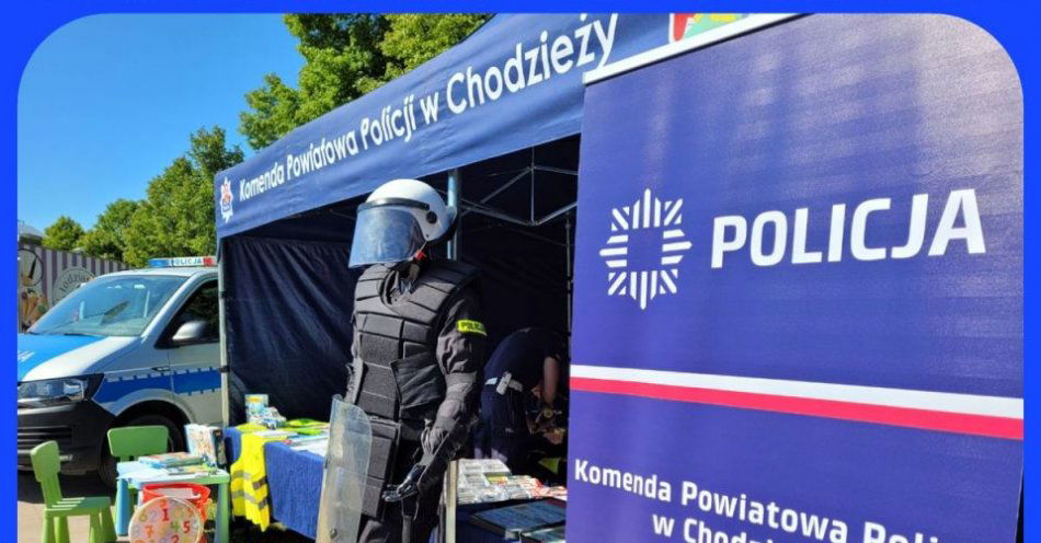 zdjęcie: Policja na 26. Chodzieskich Targach Gospodarczych / fot. KPP Chodzież