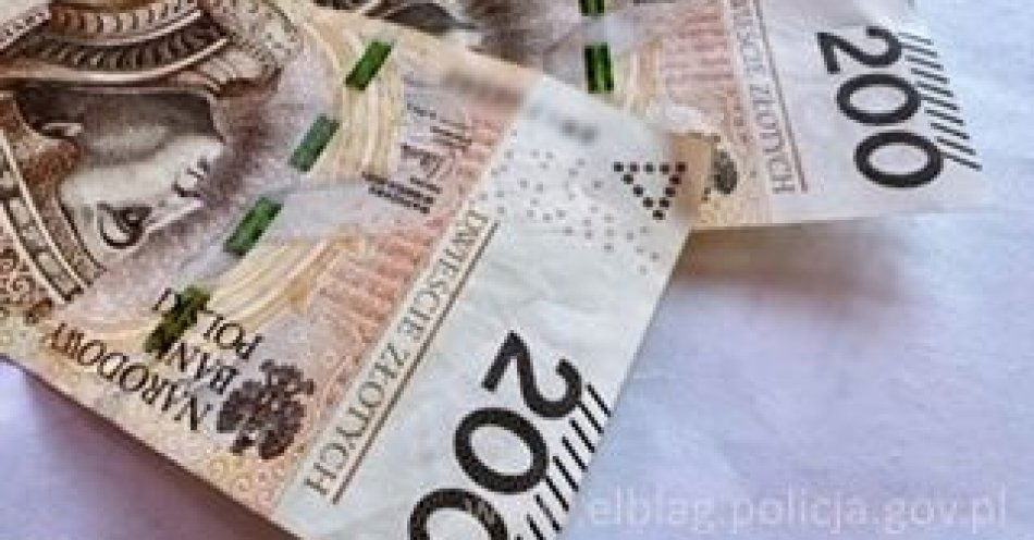 zdjęcie: Znaleziono banknoty. Policja prosi właściciela o ich odbiór / fot. KMP w Elblągu